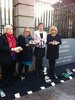 Sen. Marie Moloney, Ciara Conway T.D, myself and Sen. Mary Moran - violence against women vigil