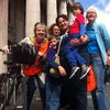 With the Clarke-Wallace family and Rachel