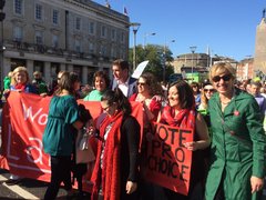 March For Choice - Labour Women and Labour Equality march in solidarity