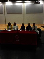Fine panel of Alex past pupils