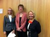 With Prof Linda Haas and Prof Eileen Drew WiSER